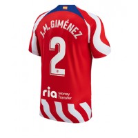 Atletico Madrid Jose Gimenez #2 Hjemmebanetrøje 2022-23 Kortærmet